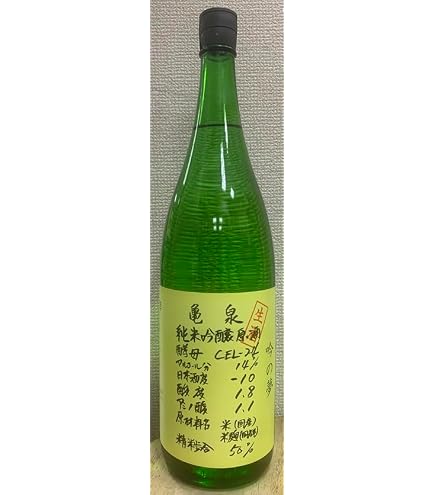 Amazon.co.jp: 亀泉 CEL-24 吟の夢 純米吟醸生原酒 1800ml 亀泉酒造